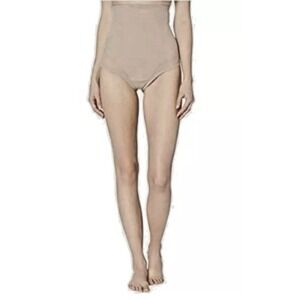Miraclesuit Women Size Small Sheer Extra Firm Shaping High Waist Thong Stucco